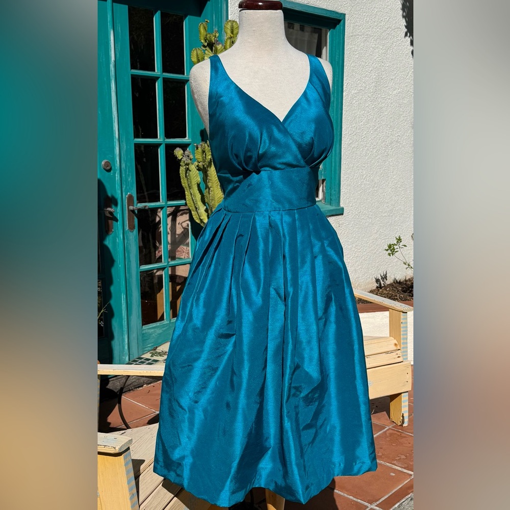 Stunning Retro 1950’s inspired Teal blue party  Dress by RetroSpec'd !!